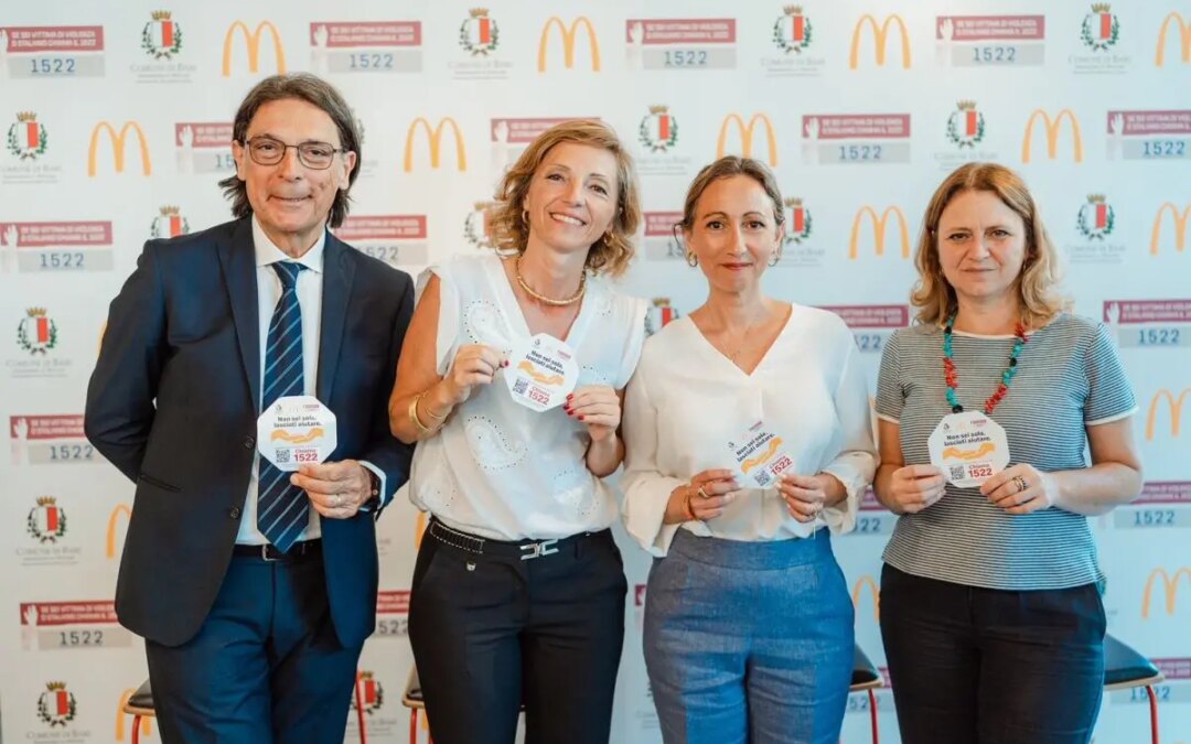 McDonald’s e Comune di Bari insieme contro la violenza sulle donne