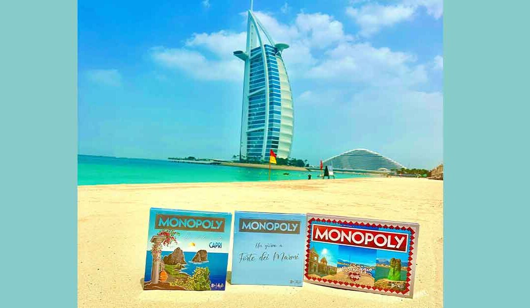 Monopoly Forte dei Marmi, Viareggio e Capri, una nuova guida per turisti di alto spending per gli Emirati