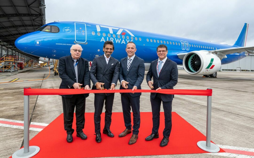 Il primo Airbus A321neo entra nella flotta di Ita Airways