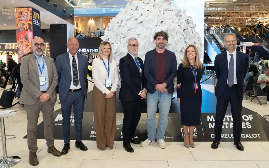 Inaugurata l’opera “Master of Mistakes” all’aeroporto di Fiumicino